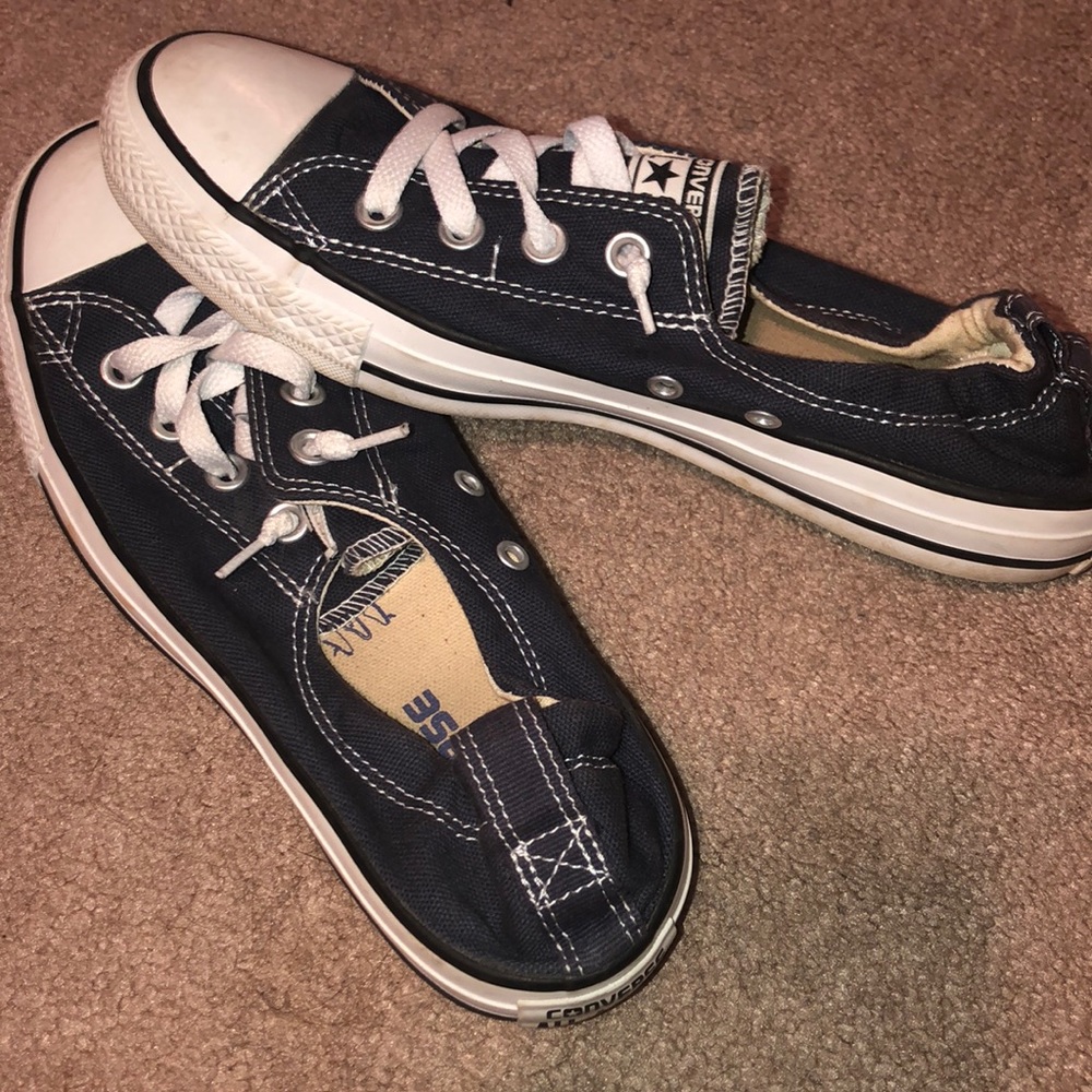 Navy Blue Converse